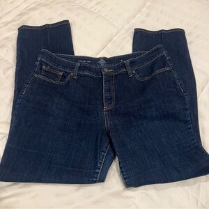 St. John’s Bay straight leg stretchy jean size 16 - dark wash